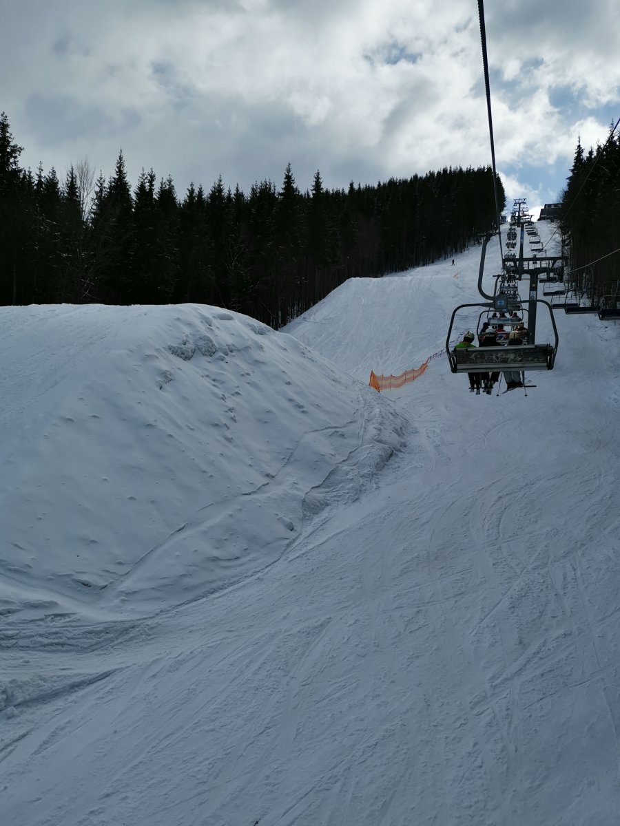 Snowpark a 8A pályán