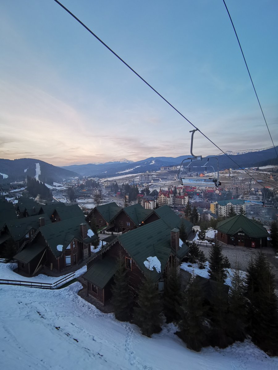 kilátás az 1-es liftről