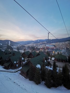 kilátás az 1-es liftről