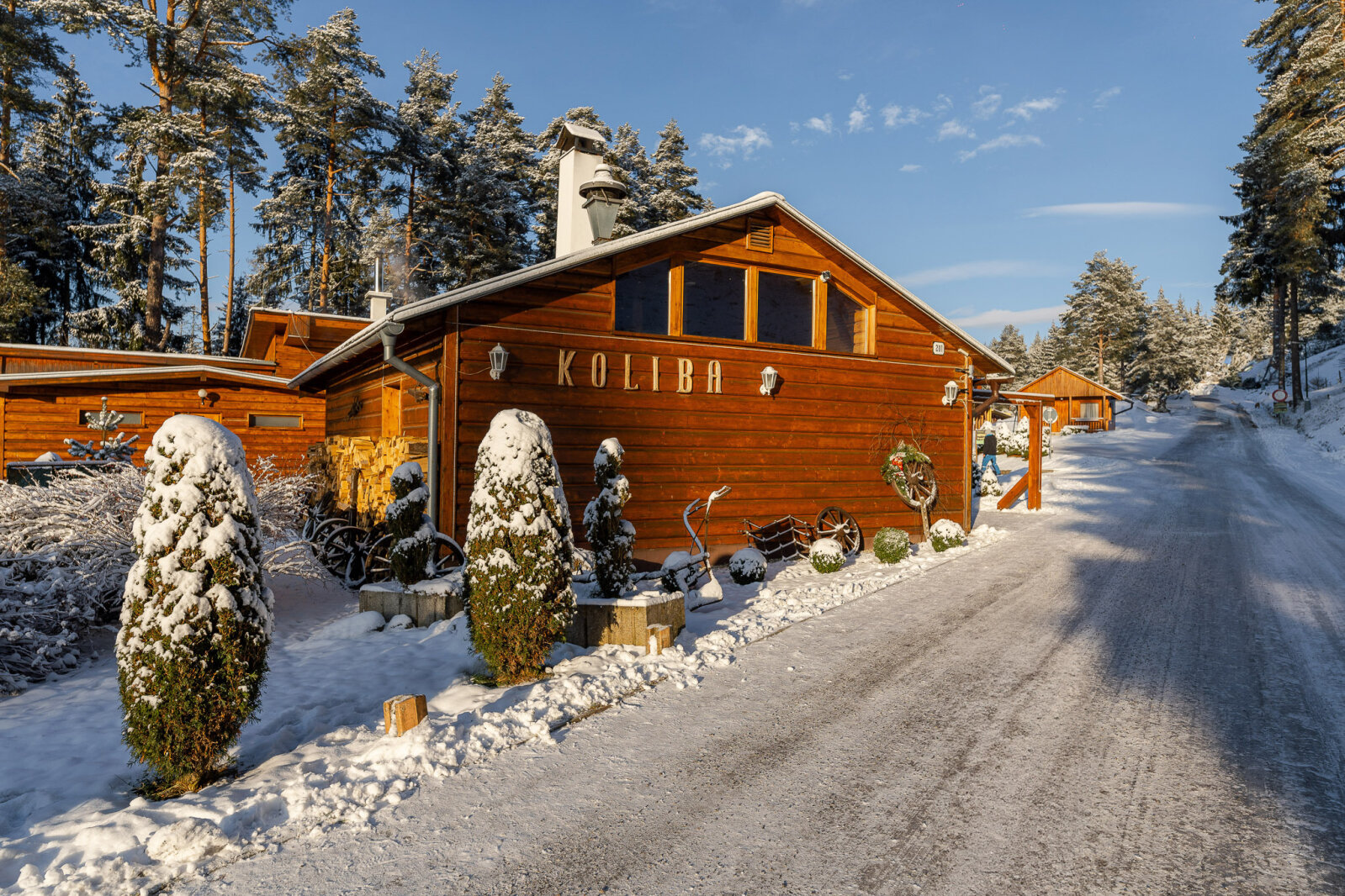 Koliba vendéglő a szálloda szomszédságában