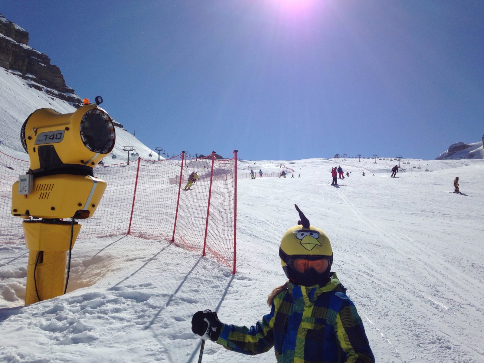 A hóágyú azért itt is jól jön