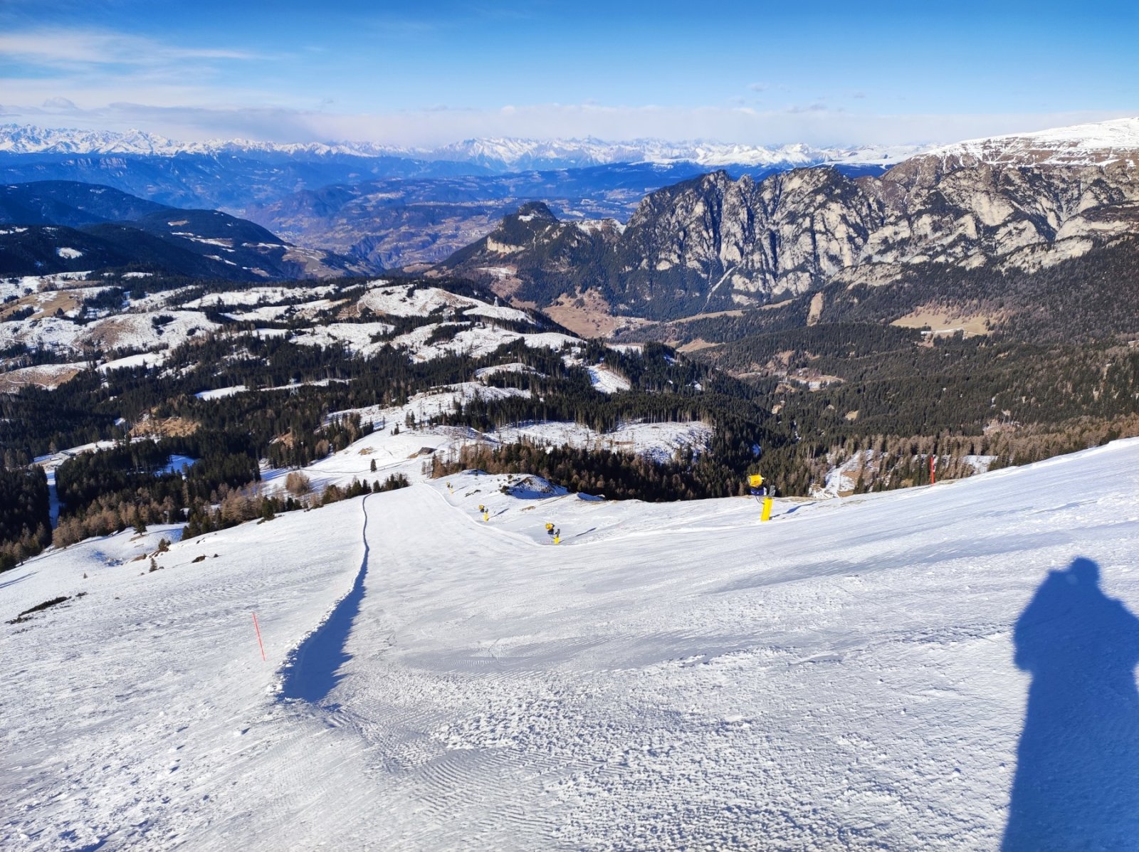 Carezza, a 20-as pálya teteje