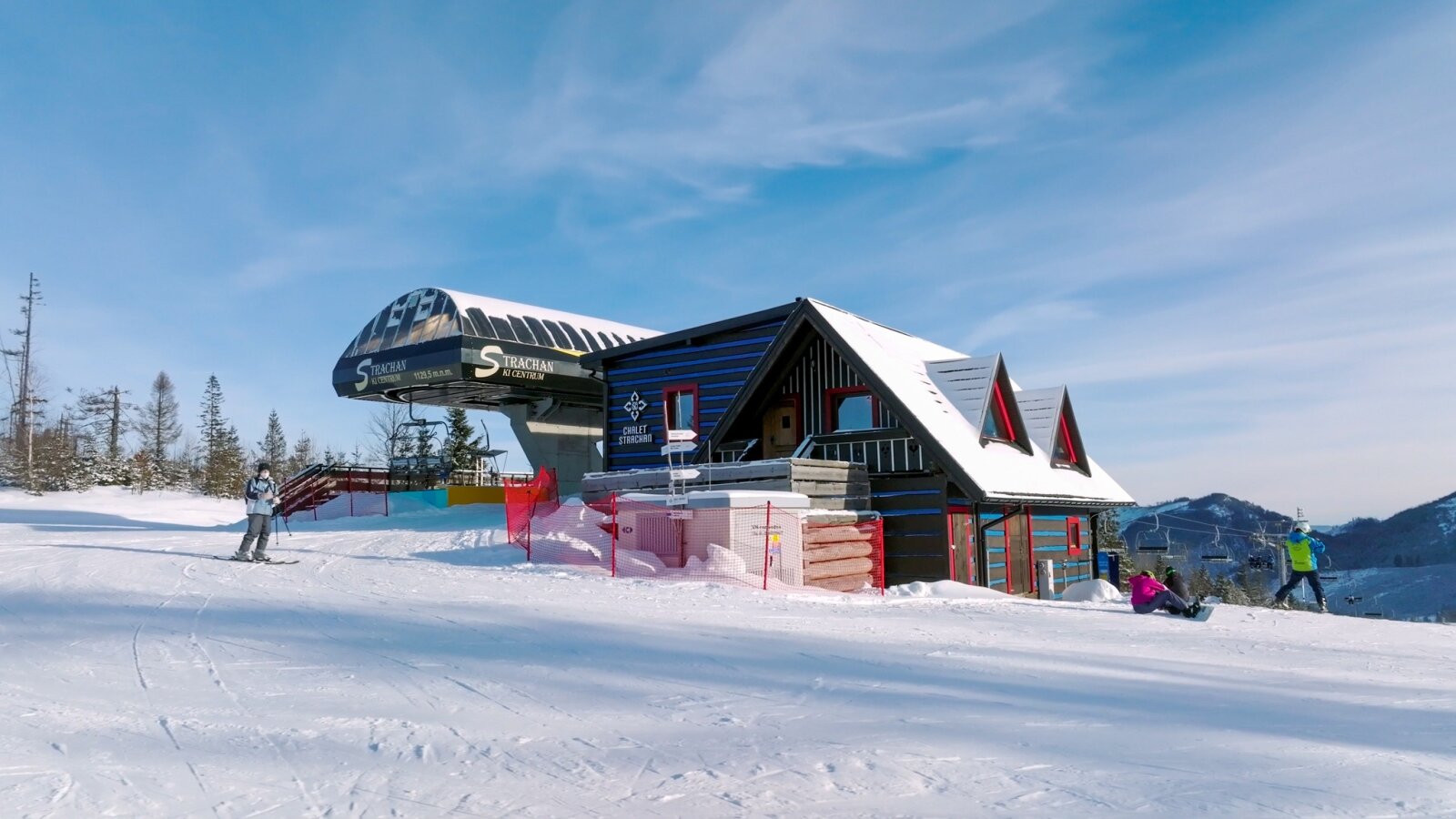 Zdiar/Strachan ülőlift felső állomása