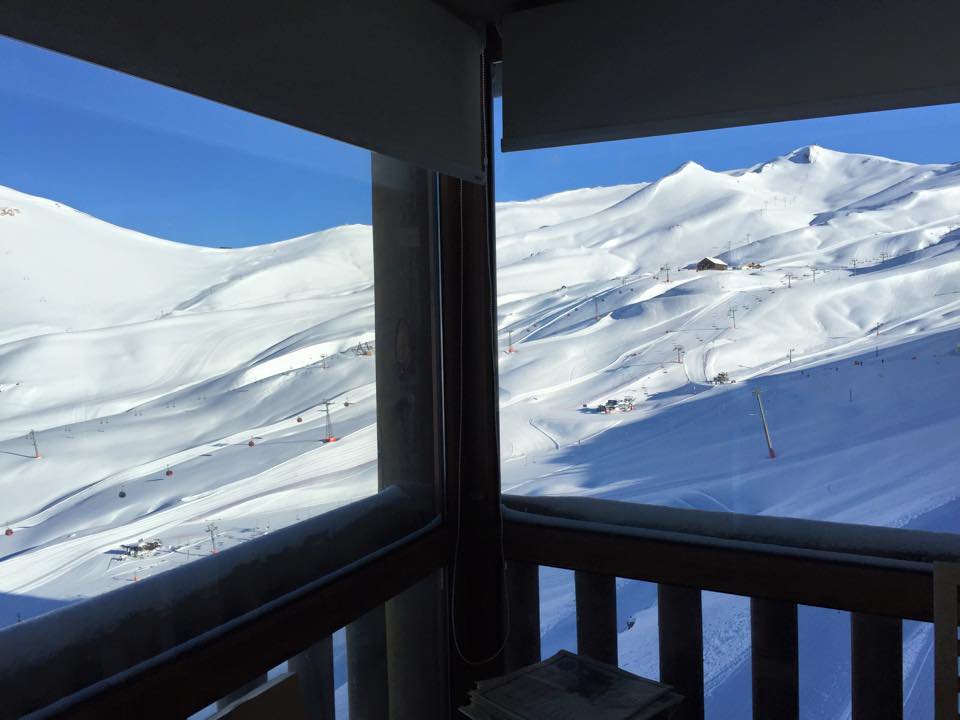 Látkép havazás után - Fotó: Valle Nevado