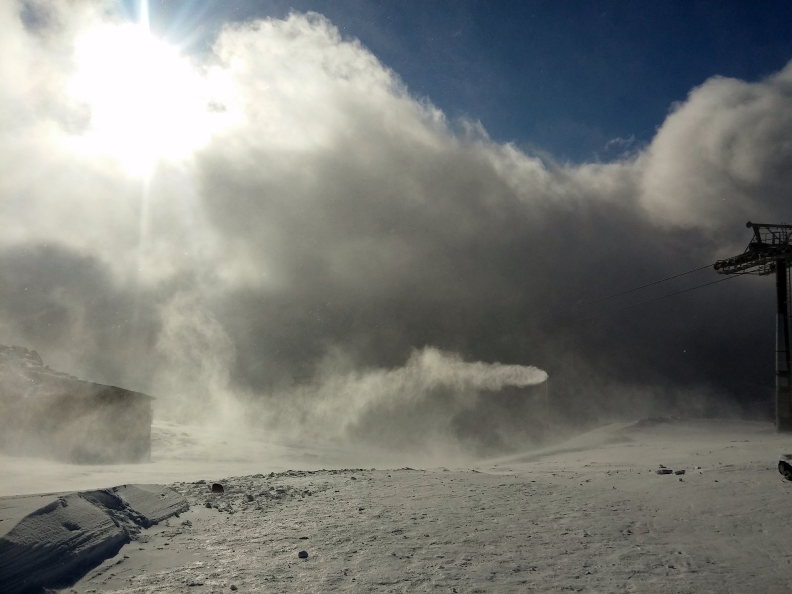 (Mesterséges) hóvihar