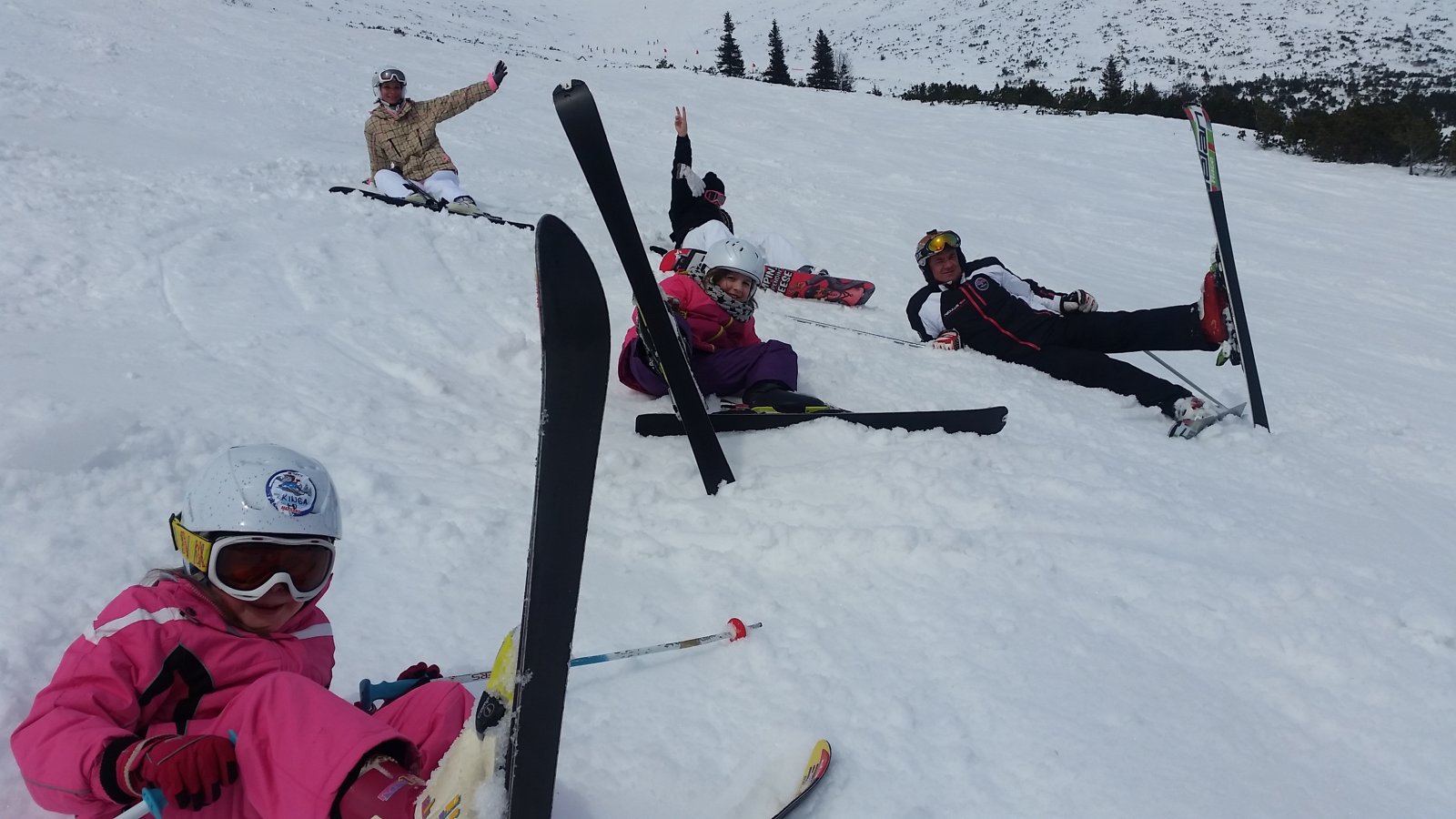 Déli lejtőn pihen a csipet-csapat