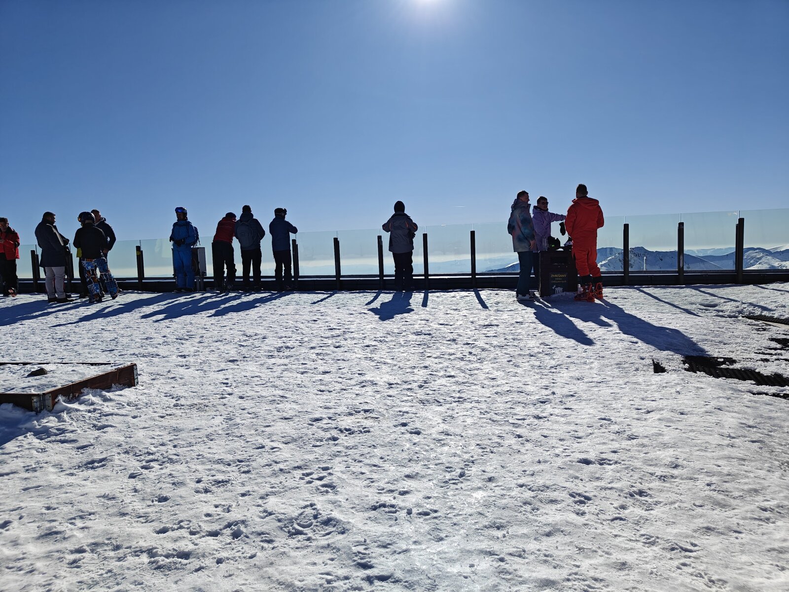 Chopok-csúcs, a Rotunda felső terasza.
