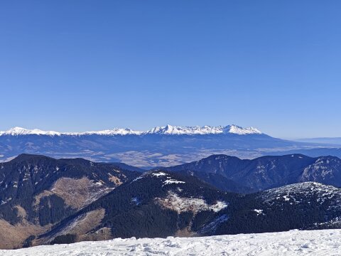 Rálátás a Magas-Tátrára