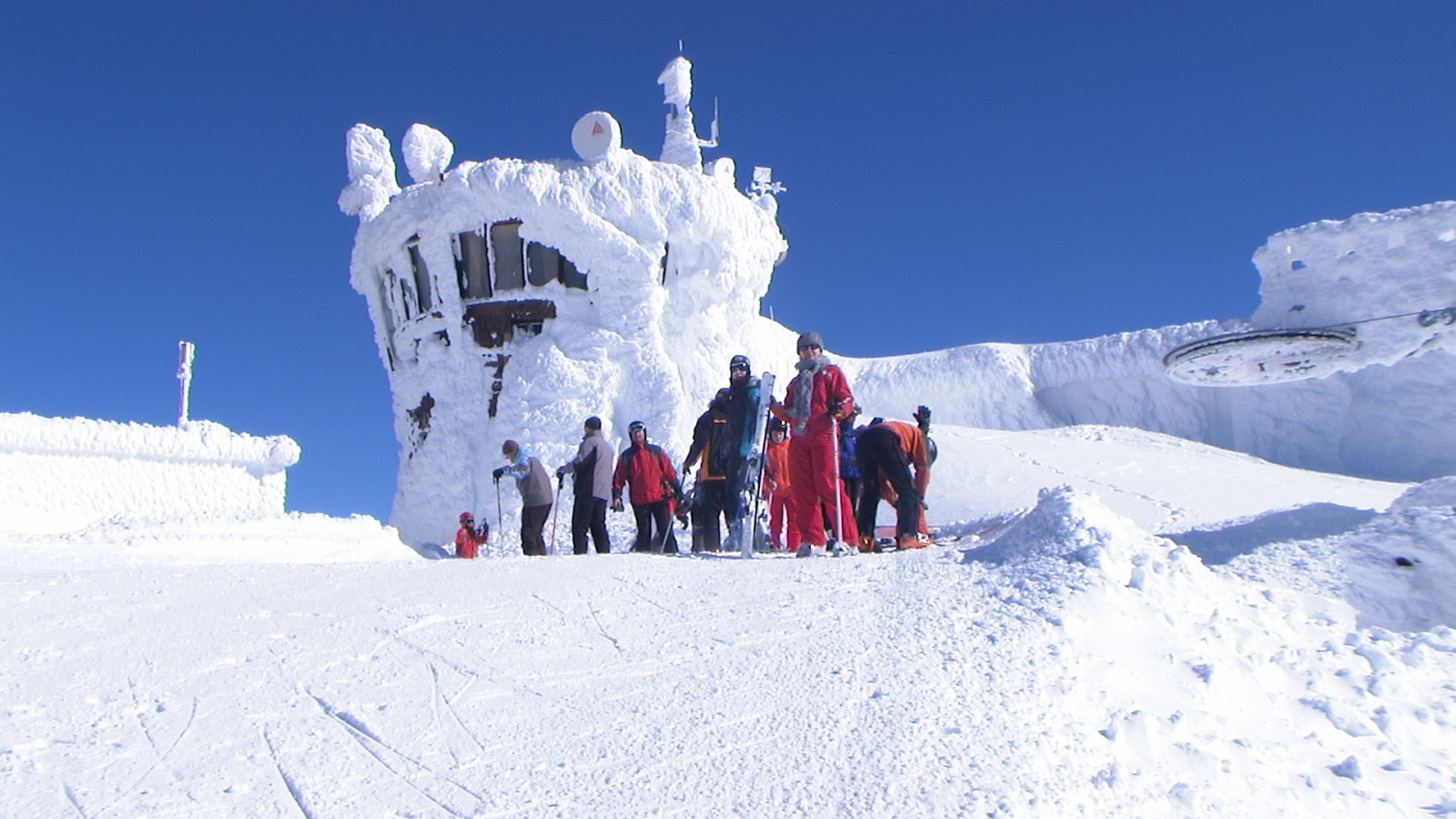 jó időben itt lehet átruccanni a Chopok északi részére