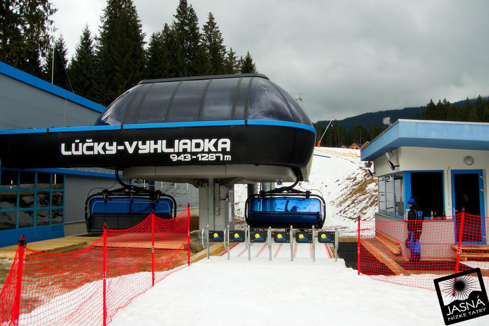 A völgyállomás (Kép: Funitel v Jasnej - Výstavba / Facebook)