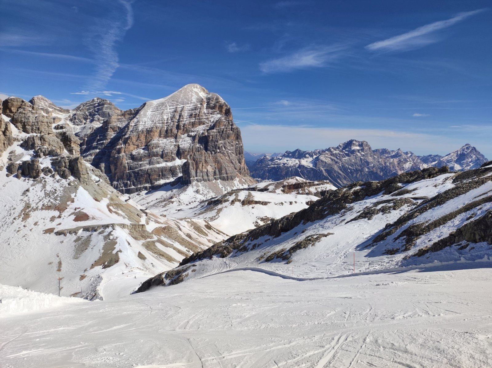A Tofana a Lagazuoi-ról