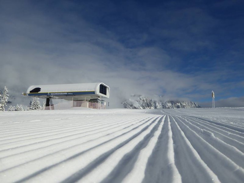 Hochkönigen egyelőre csak pár felvonó üzemel, de a hóviszonyok szuperek - Fotó: liftársaság - Kattints a képre a nagyításhoz