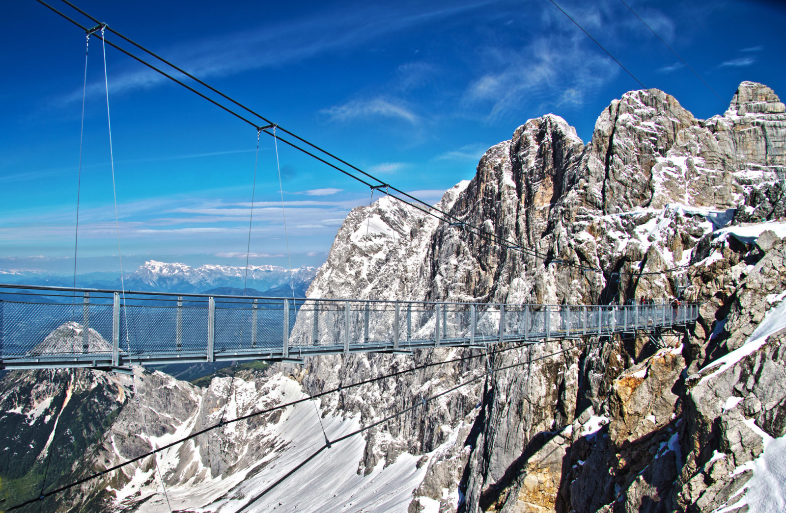 Dachstein - panoráma függőhíd