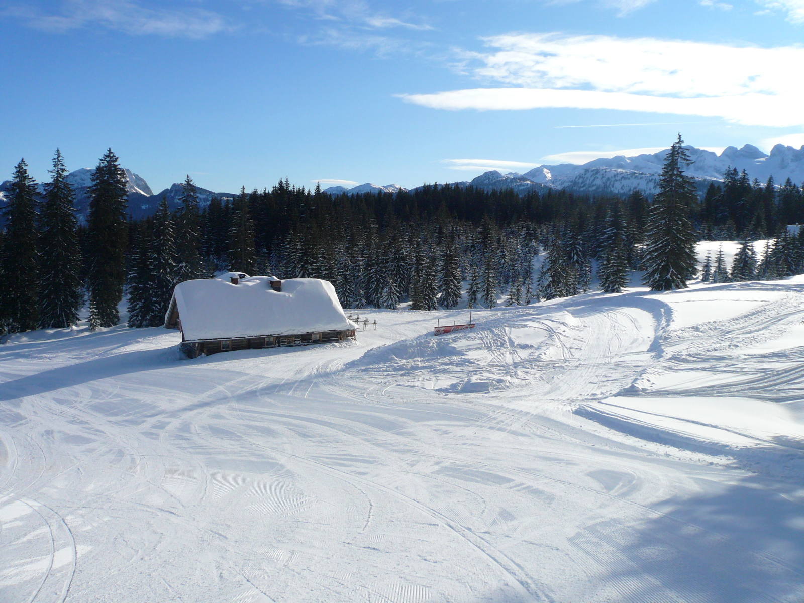 A síterep legjobb hüttéje a gosaui oldalon