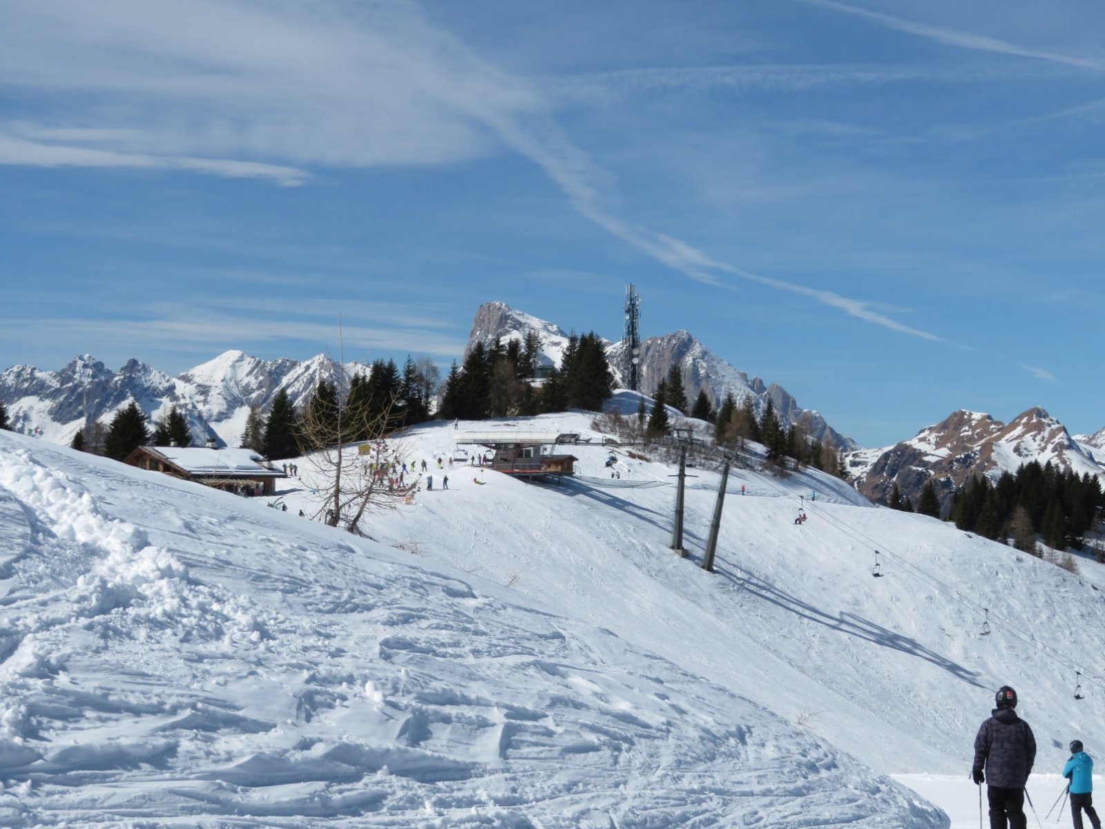 Alleghe, Fertazza felvonó teteje