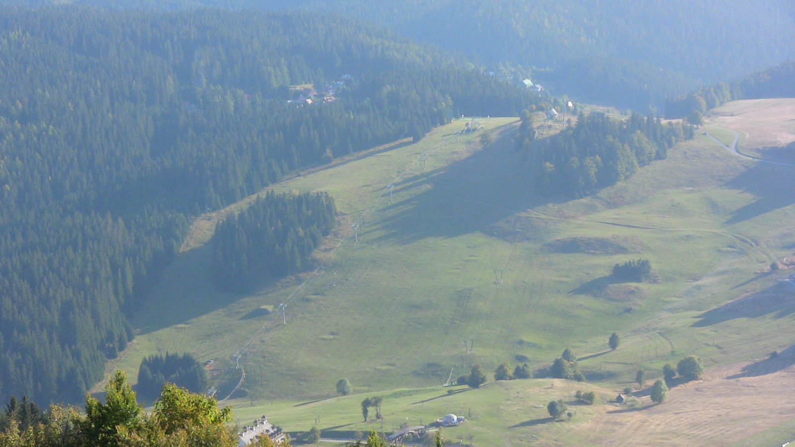 Zahradiste sípályái - most nem fehéren