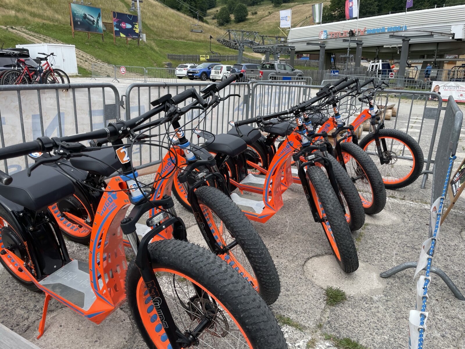 A roller flotta egy része