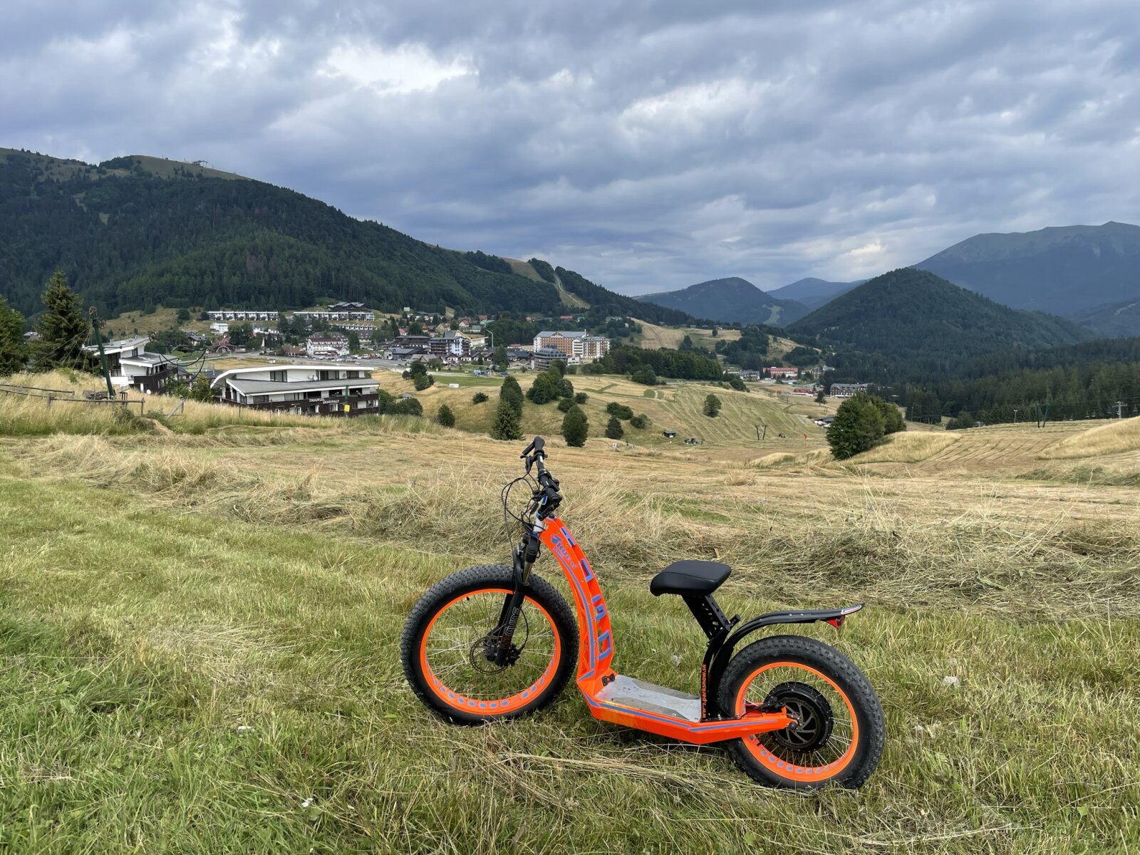 Tereproller a Zahradiste sípályák tetején