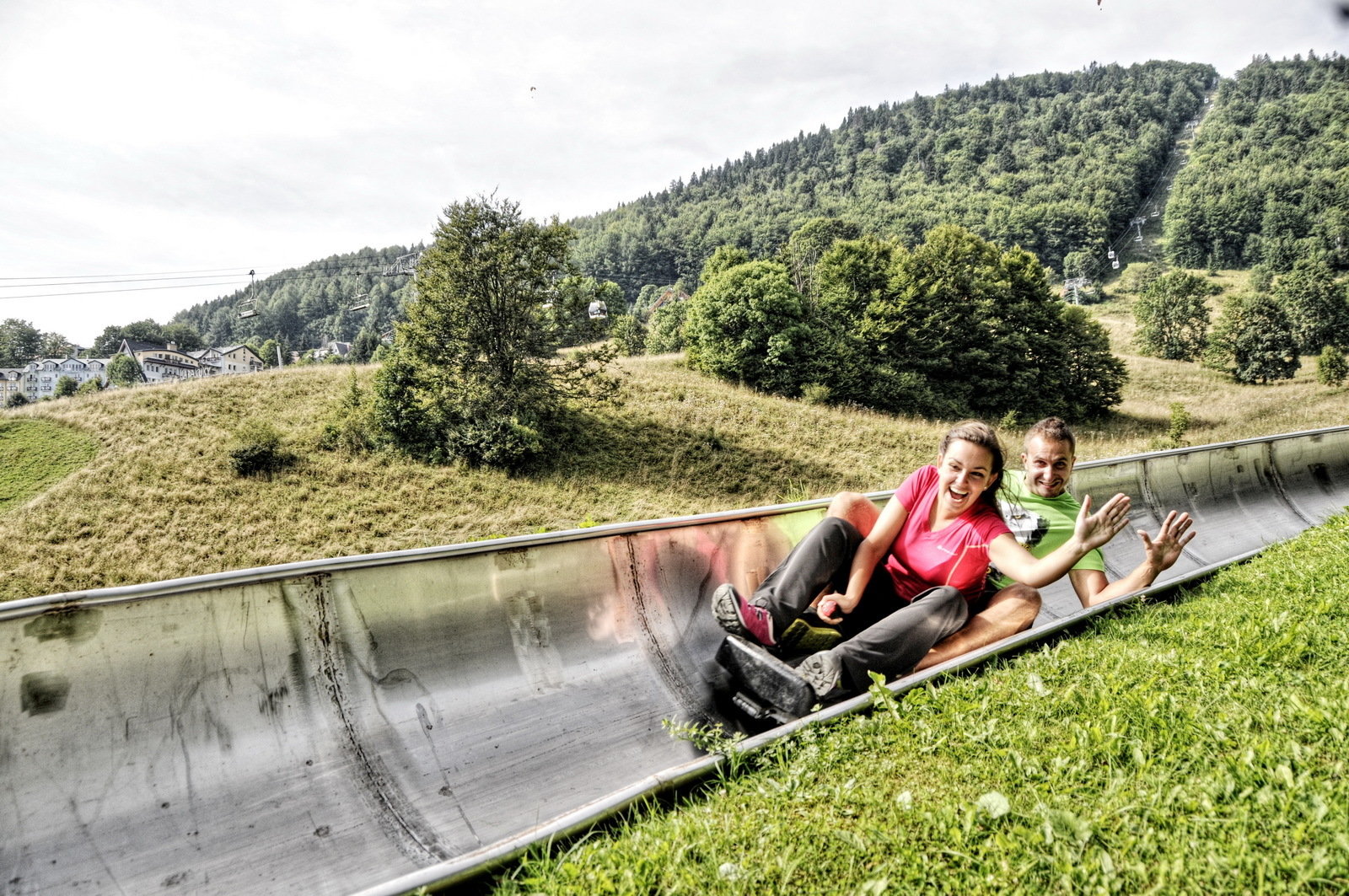 Adrenalin löket a Donovaly nyári bobpályán
