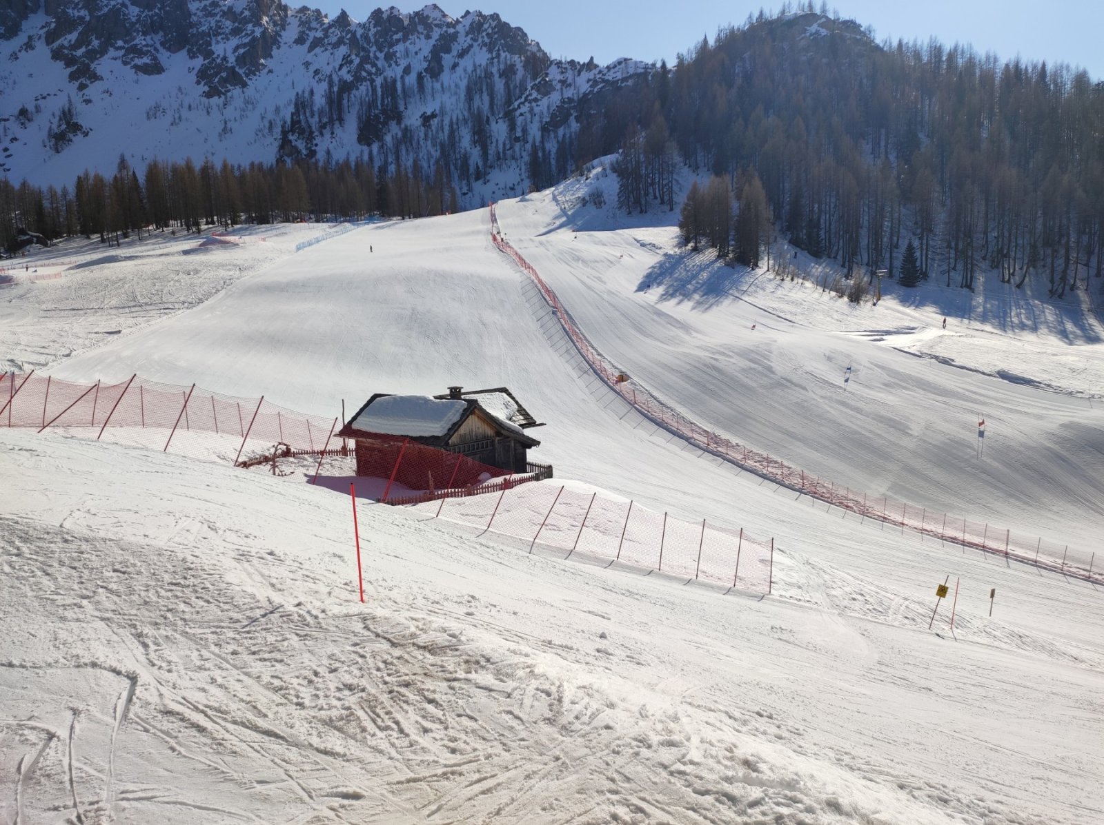 A 4-es pálya a Rudi hüttétől