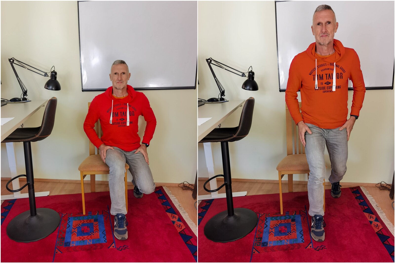 7. feladat: remek combizomerősítő gyakorlat