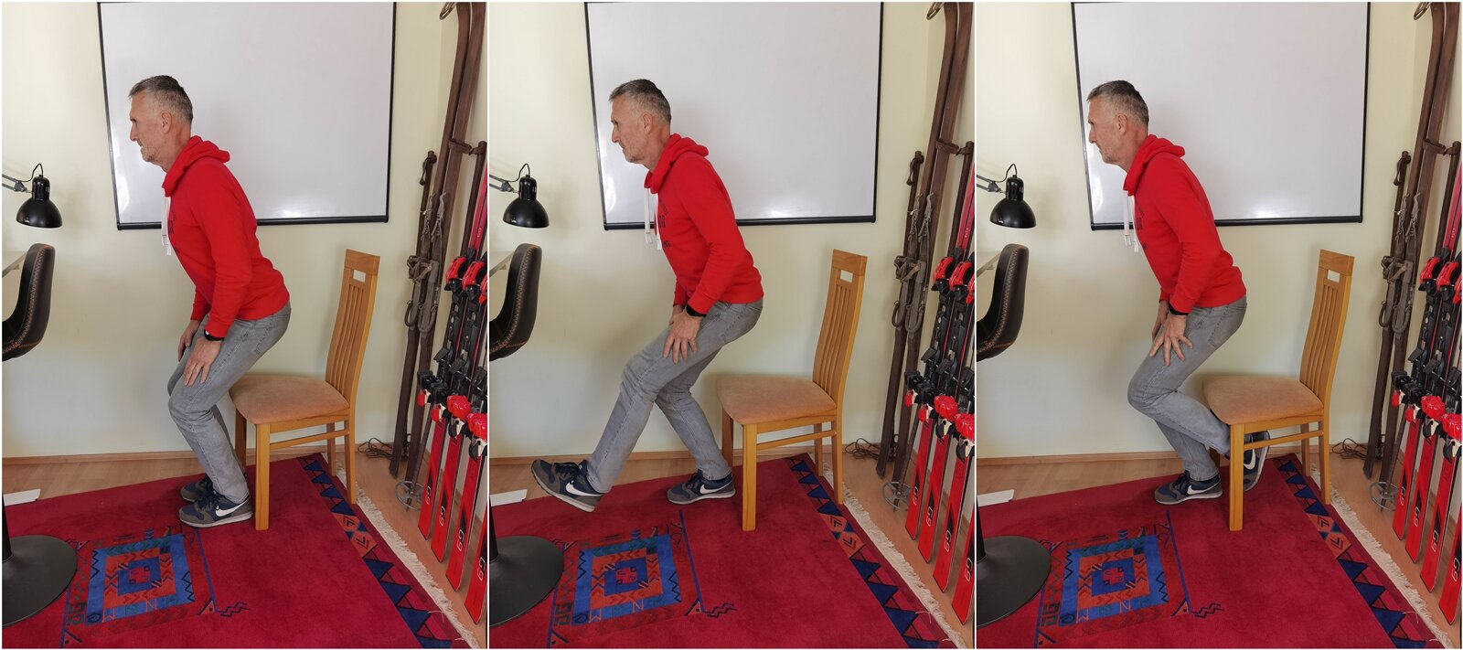 9. feladat: Ügyelj arra, hogy  ne forduljon be a combod!