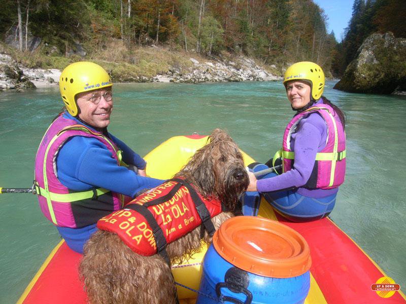 LA OLA: az Up&Down rafting élő kabalaállata