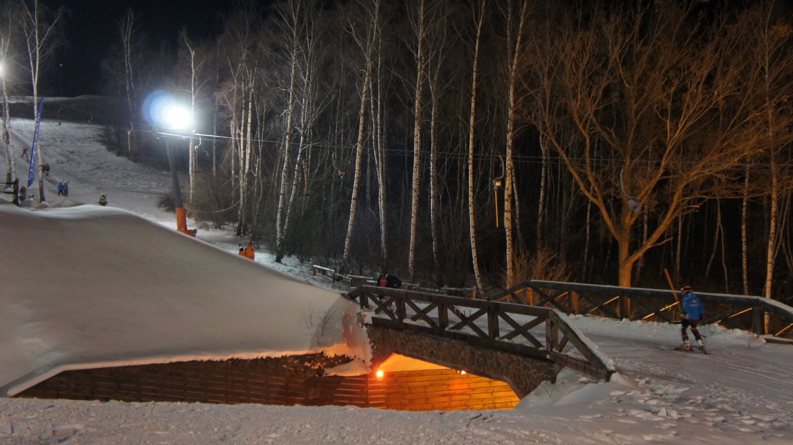 Extra Night Slalom edzés volt a Síparkban!