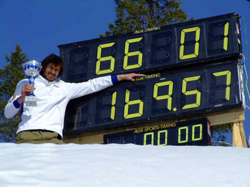 Simone Oregone jelenlegi rekorder a Sallai (Finnország) versenyen -  Fotó: Bart Braafhart - Kattints a képre a nagyításhoz