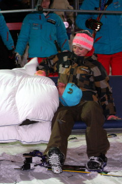 Alvás az ülőfelvonón