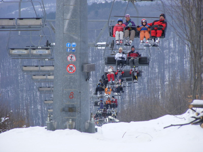 "Száguld" a Szent Sólyom Eplényben - Fotó: Szali (2010. jan. 29.)