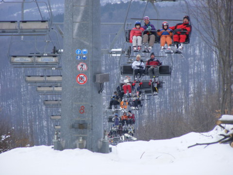 "Száguld" a Szent Sólyom Eplényben - Fotó: Szali (2010. jan. 29.)