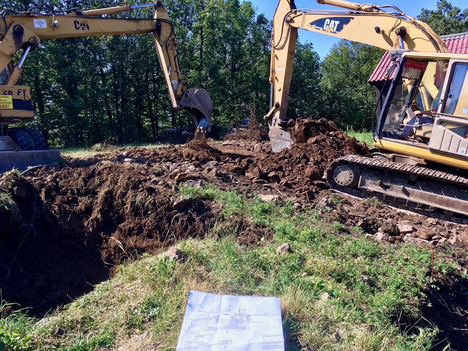 A hónap elején kezdődtek el a munkálatok | Fotó: Sípark Mátraszentistván