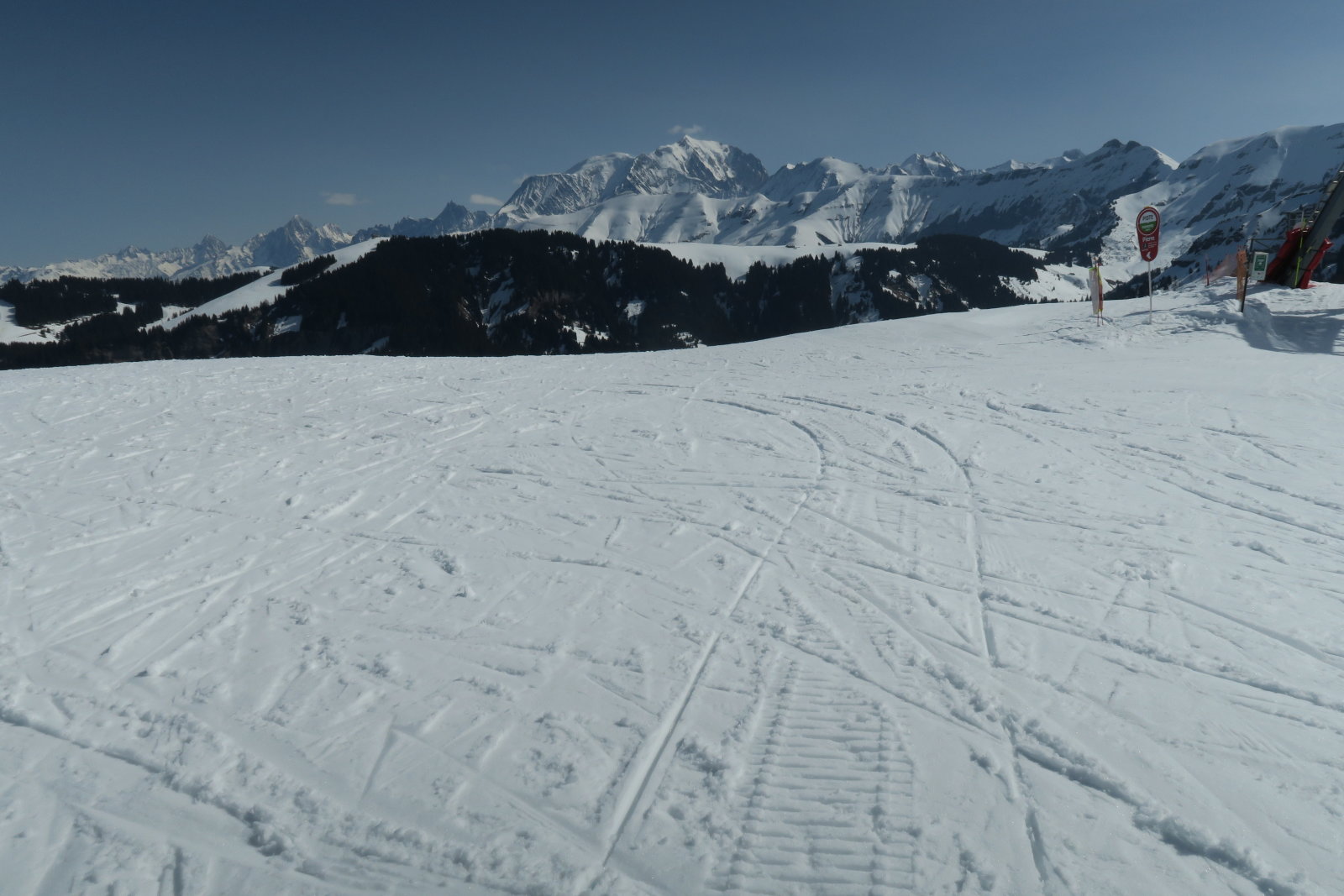 Créte du Midi hegyállomás.