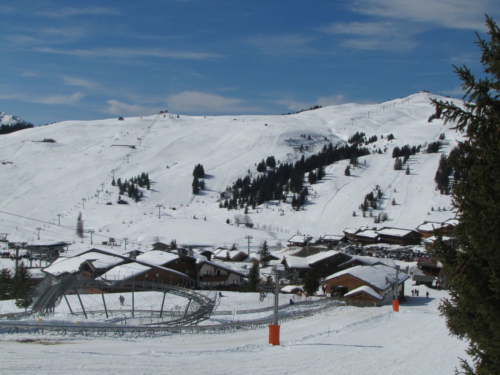 Szemben a Mont Bisanne