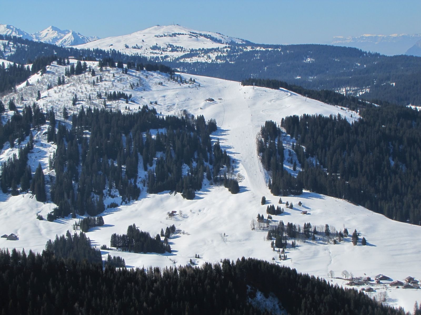 Kilátás a Crét du Midi-ről