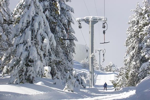 Sífelvonó Cipruson (Fotó: Skicyprus.com)