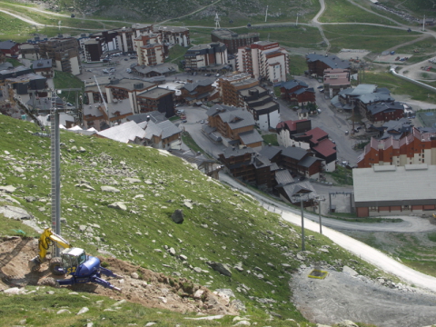 3 Vallées 1 építési munkálatok