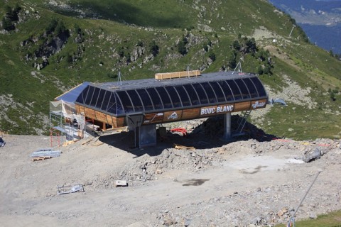 már majdnem kész a felső állomás