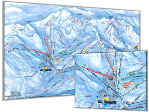3 Vallées 1 nyomvonala