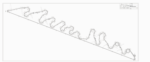 A téli-nyári bobpálya tervezett nyomvonala