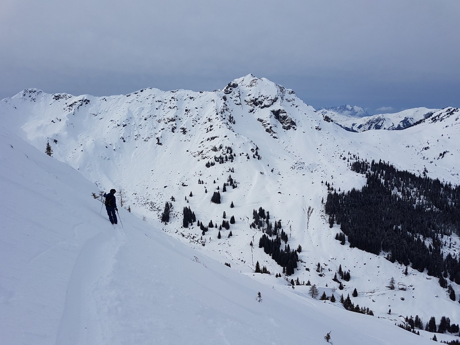 Spieleckkogel, kicsúszás balra