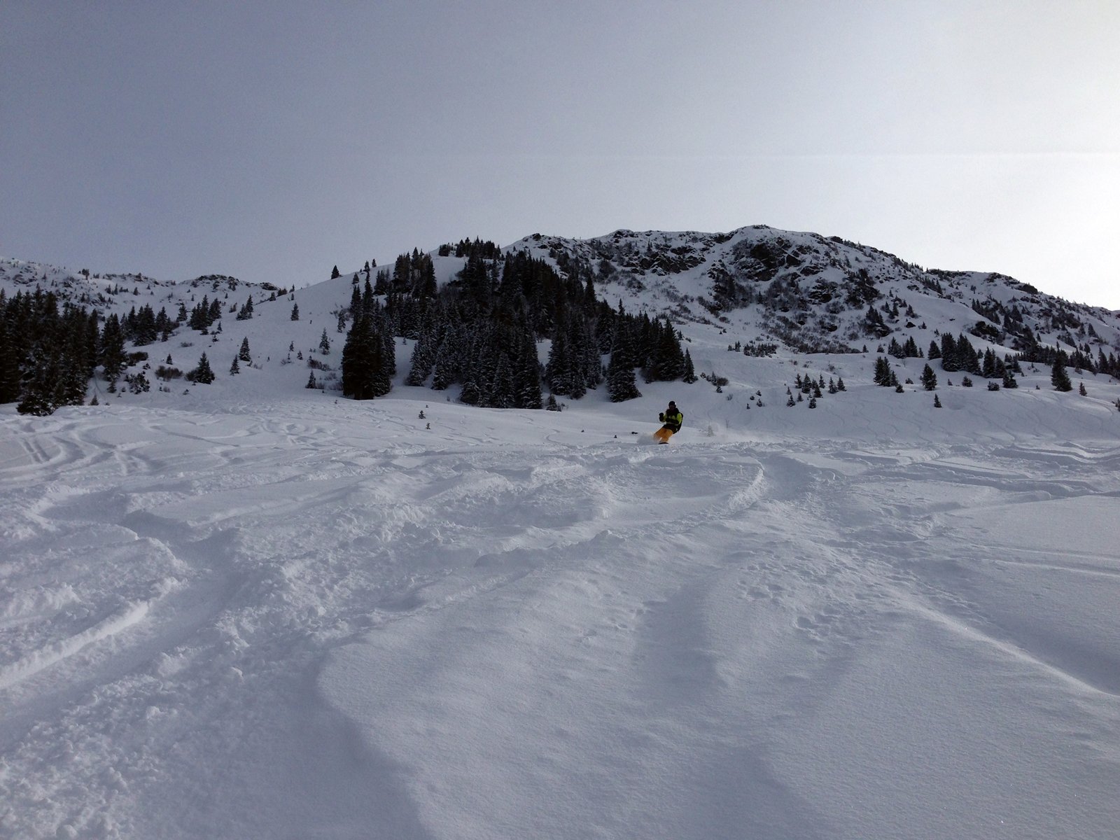 A hegyoldal, ahonnan lecsúsztunk