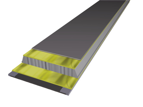 TITANAL 0.8/TITANAL 0.5: A famag dupla Titanium lappal van körbevéve, amit az Air Carbon szállal erősítettek meg. Az eredmény tökéletes él leszorítás