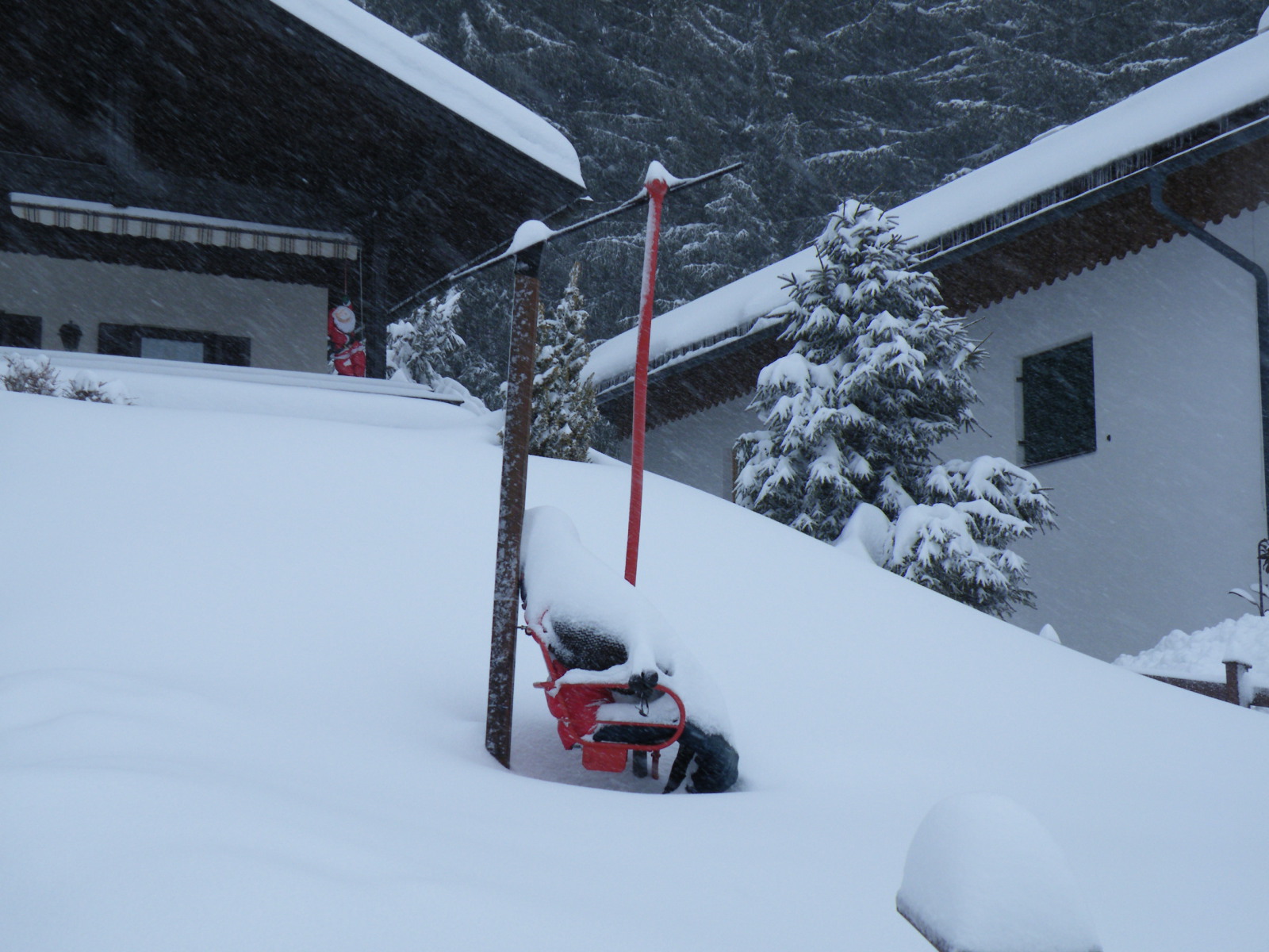 Mariola a felvonón...