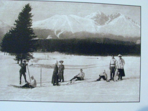 Már ez első világháboró előtt csúszkálgattak a Magas-Tátra aljában.