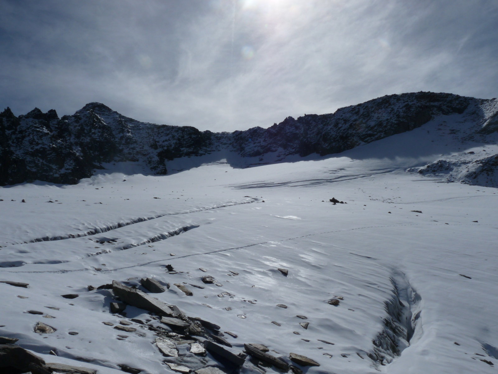 A gleccser oldalról