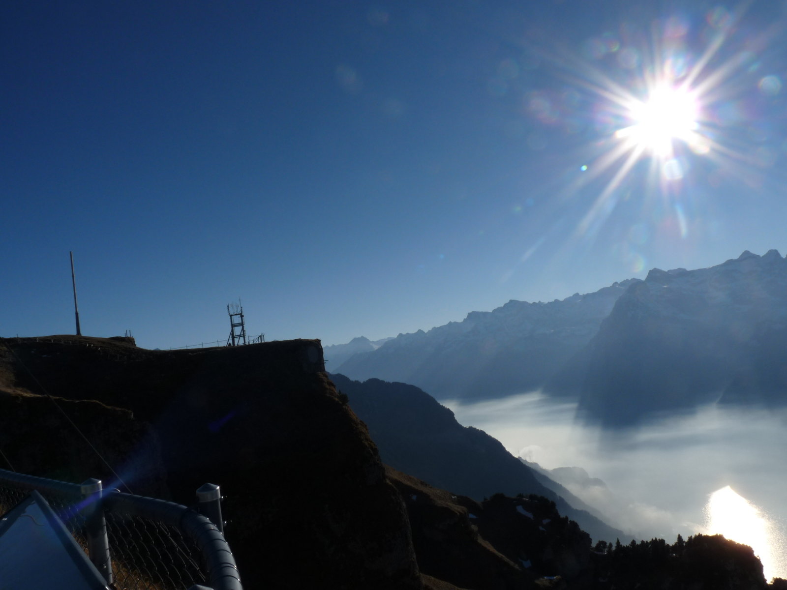 a Reuss völgye az Urner see