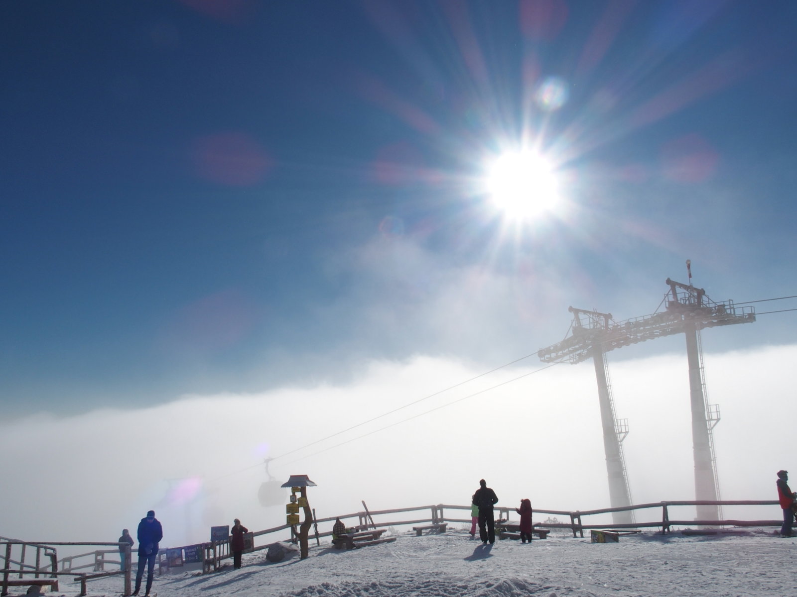 Itt fent győzött a nap