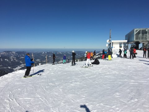"I" felvonó tetején